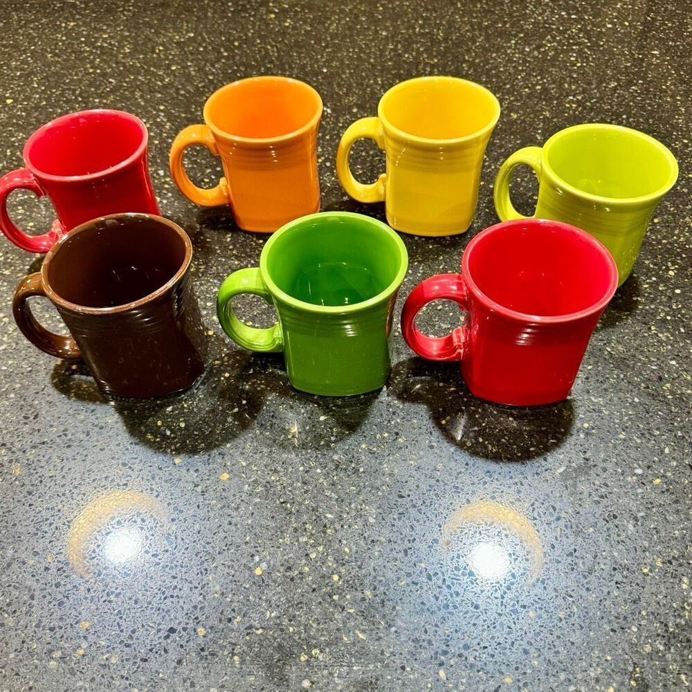 Homer Laughlin Fiesta Ware Square Mug Set